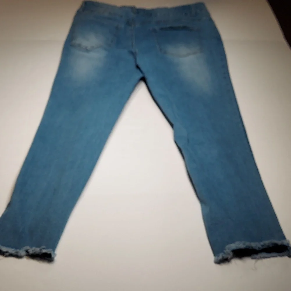 Tala Distressed Denim Jeans Size 14 - Picture 9 of 14